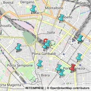 Mappa Piazza Gae Aulenti - Piano Interrato, 20124 Milano MI, Italia (1.32929)
