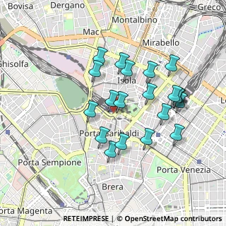 Mappa Piazza Gae Aulenti - Piano Interrato, 20124 Milano MI, Italia (0.832)