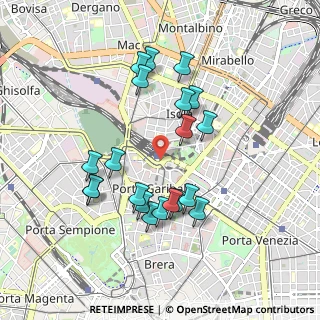 Mappa Stazione Porta Garibaldi, 20124 Milano MI, Italia (0.8725)