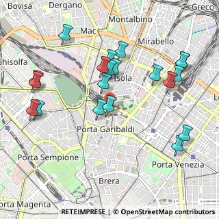Mappa Piazza Gae Aulenti - Piano Interrato, 20124 Milano MI, Italia (1.0825)