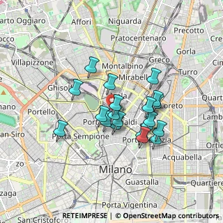 Mappa Stazione Porta Garibaldi, 20124 Milano MI, Italia (1.372)