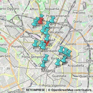 Mappa Piazza Gae Aulenti - Piano Interrato, 20124 Milano MI, Italia (1.6335)