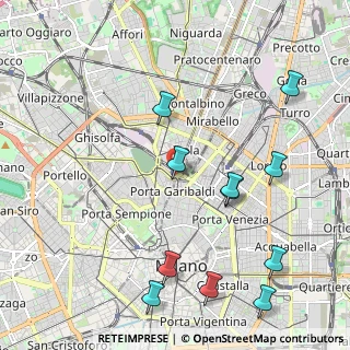 Mappa Piazza Gae Aulenti - Piano Interrato, 20124 Milano MI, Italia (2.45909)
