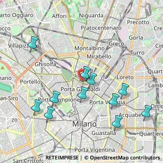 Mappa Stazione Porta Garibaldi, 20124 Milano MI, Italia (2.20818)