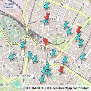 Mappa Piazza Gae Aulenti - Piano Interrato, 20124 Milano MI, Italia (0.6735)