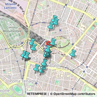 Mappa Piazza Gae Aulenti - Piano Interrato, 20124 Milano MI, Italia (0.4275)