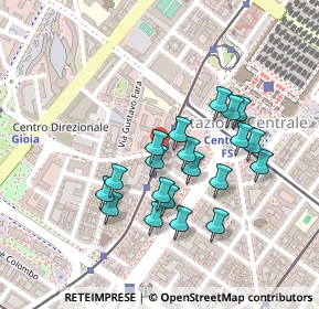 Mappa Via Fabio Filzi, 20124 Milano MI, Italia (0.199)