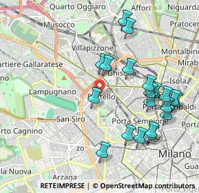 Mappa Via Gattamelata, 20149 Milano MI, Italia (2.112)