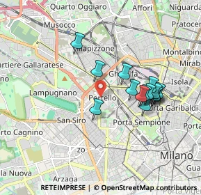 Mappa Via Gattamelata, 20149 Milano MI, Italia (1.57786)