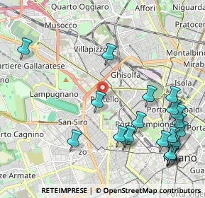 Mappa Via Gattamelata, 20149 Milano MI, Italia (2.5915)