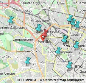 Mappa Via Gattamelata, 20149 Milano MI, Italia (2.21462)