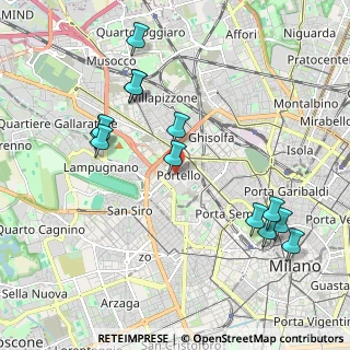 Mappa Via Gattamelata, 20149 Milano MI, Italia (2.17846)