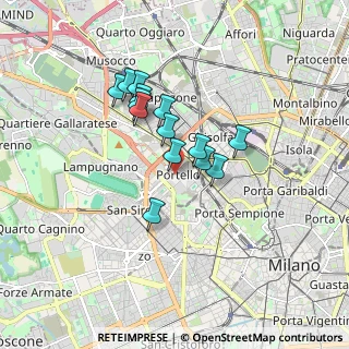 Mappa Via Gattamelata, 20149 Milano MI, Italia (1.31)