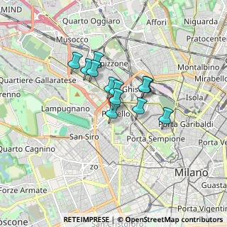 Mappa Via Gattamelata, 20149 Milano MI, Italia (1.14417)