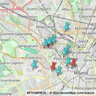 Mappa Via Gattamelata, 20149 Milano MI, Italia (1.68909)