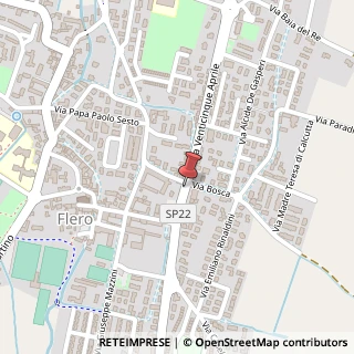 Mappa Via 25 Aprile, 5, 25020 Flero, Brescia (Lombardia)