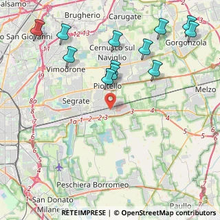 Mappa Via Siracusa, 20096 Pioltello MI, Italia (5.0275)