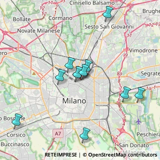Mappa Via Giovanni Battista Pirelli, 12010 Milano MI, Italia (3.64818)
