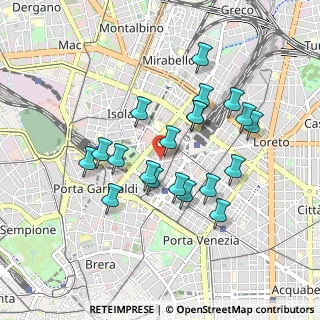 Mappa Via Giovanni Battista Pirelli, 12010 Milano MI, Italia (0.8055)