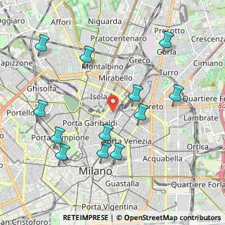 Mappa Via Gustavo Fara, 20124 Milano MI, Italia (2.205)