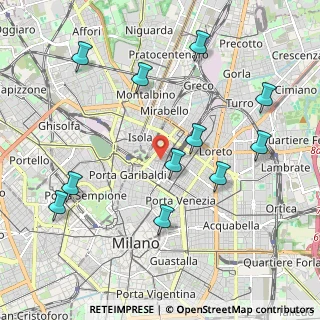 Mappa Via Emilio Cornalia, 20124 Milano MI, Italia (2.23909)