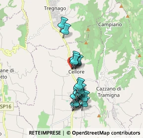 Mappa Via F. Filzi, 37031 Cellore VR, Italia (1.455)