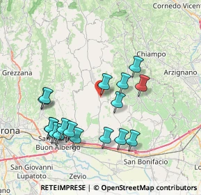 Mappa Via Oberdan Guglielmo, 37031 Cellore VR, Italia (7.70294)