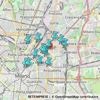 Mappa Piazza Aspromonte, 20131 Milano MI, Italia (1.34929)