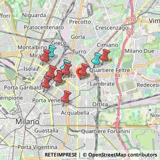 Mappa Via Ampere, 20131 Milano MI, Italia (1.36583)