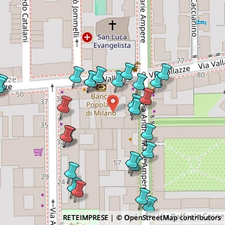 Mappa Via Ampere, 20131 Milano MI, Italia (0.06667)