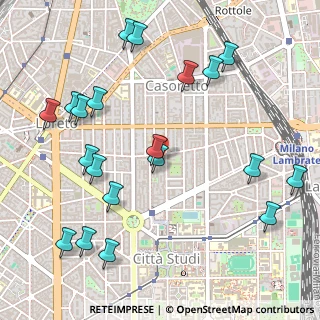 Mappa Via Vallazze ang, 20131 Milano MI, Italia (0.6295)