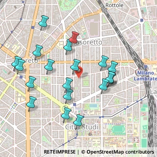 Mappa Via Ampere, 20131 Milano MI, Italia (0.521)