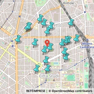 Mappa Via Ampere, 20131 Milano MI, Italia (0.4615)
