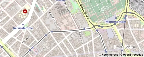 Mappa Milán