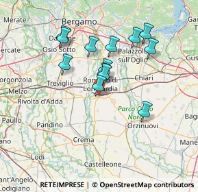 Mappa SP 103, 24058 Fara Olivana con sola BG (12.49)