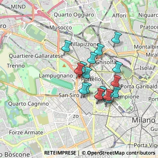 Mappa Via Alessandro Algardi, 20148 Milano MI, Italia (1.41941)