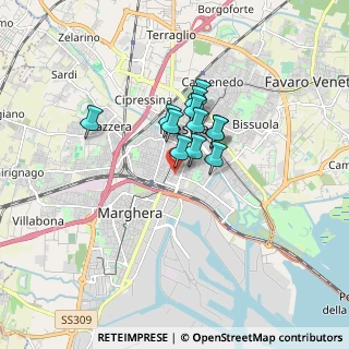 Mappa Via Aleardo Aleardi, 30174 Venezia VE, Italia (1.05)
