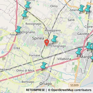 Mappa Via Donatello, 30038 Spinea VE, Italia (3.4825)