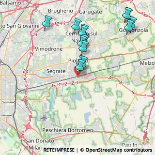 Mappa Via Lombardia, 20096 Pioltello MI, Italia (4.31214)