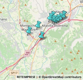 Mappa Via A. Pacinotti, 36040 Brendola VI, Italia (3.57909)