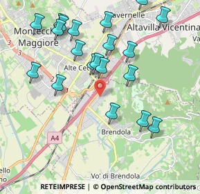 Mappa Via A. Pacinotti, 36040 Brendola VI, Italia (2.135)