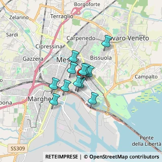 Mappa Viale Ancona, 30173 Venezia VE, Italia (0.98667)