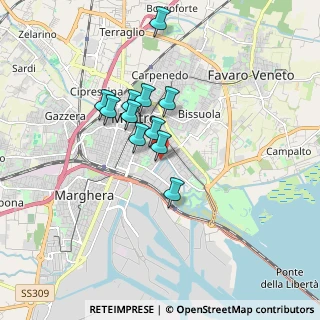 Mappa Viale Ancona, 30173 Venezia VE, Italia (1.32636)