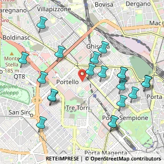 Mappa Via Leon Battista Alberti, 20149 Milano MI, Italia (1.1485)