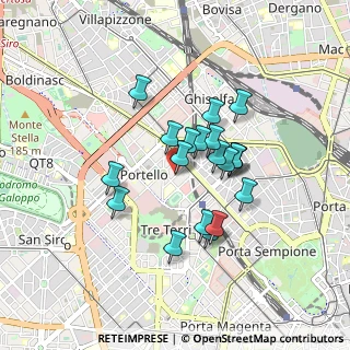 Mappa Via Leon Battista Alberti, 20149 Milano MI, Italia (0.6735)