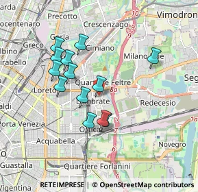 Mappa Via Privata Giovanni Ventura, 20134 Milano MI, Italia (1.57154)