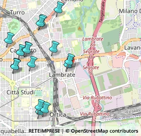 Mappa Via Privata Giovanni Ventura, 20134 Milano MI, Italia (1.25063)