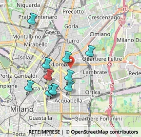 Mappa , 20131 Milano MI, Italia (1.72909)