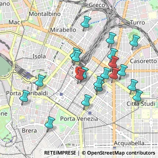 Mappa Via Lepetit Roberto, 20124 Milano MI, Italia (0.9725)