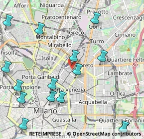Mappa Via Settembrini, 20124 Milano MI, Italia (2.97529)